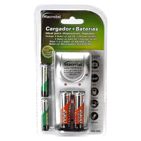 Cargador Macrotel Para Pilas Recargables Winpy Cl