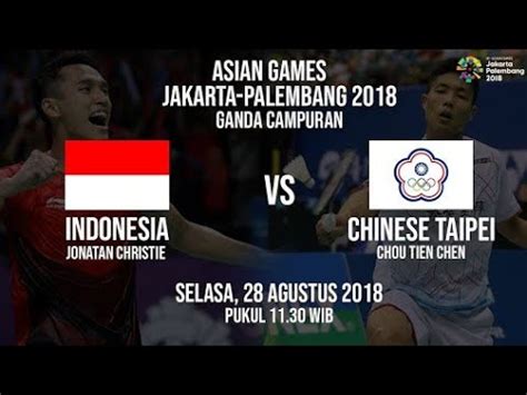 Live Streaming Final Bulutangkis Asian Games 2018 Marcus Kevin Vs