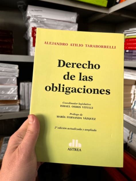 Derecho De Las Obligaciones Taraborrelli Tribunaleslibros