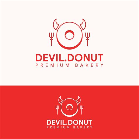 elegant simple donut logo template 21754005 Vector Art at Vecteezy