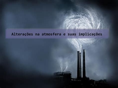 Alterações Na Atmosfera Ppt