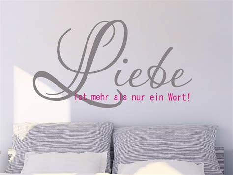 Wandtattoo Liebe Mehr Als Nur Ein Wort Bei Homesticker De