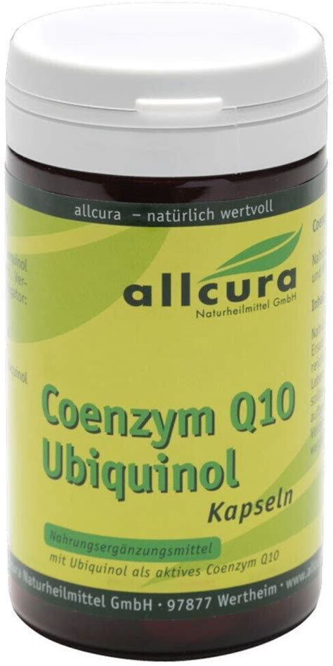 Allcura Coenzym Q Ubiquinol Mg Kapseln Stk Ab