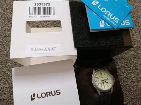 Lorus RXF41AX7 Men S Watch Grey For Sale Online EBay