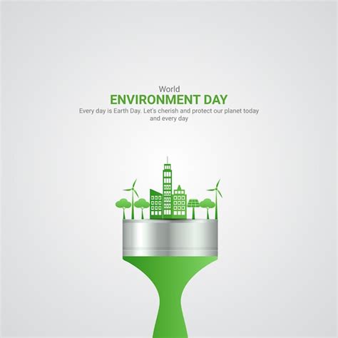 Premium Vector | World environment creative ads world environment day ...