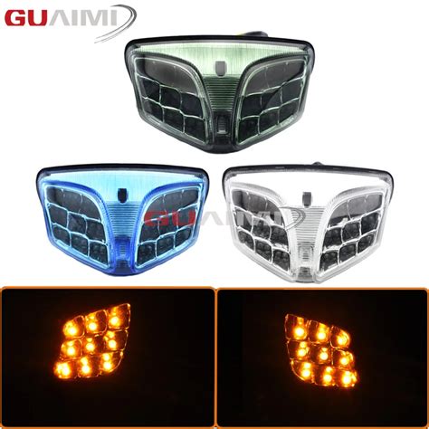 Motorcycle Integrated LED Tail Light Turn Signals Lamp For Suzuki GSXR