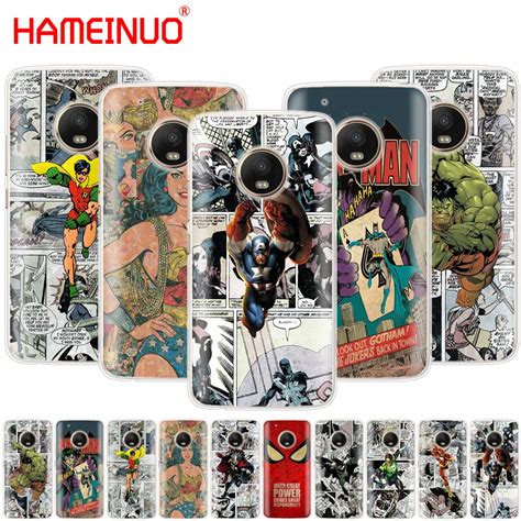 Hameinuo Batman Spider Man Wonder Woman Case Phone Cover For Motorola