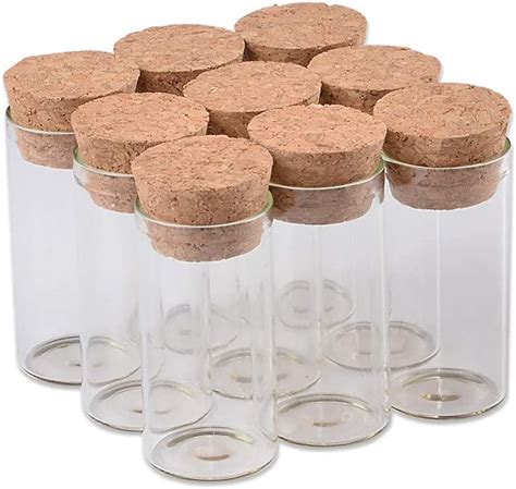 Amazon Tai Dian Ml Empty Glass Test Tube Bottles With Cork