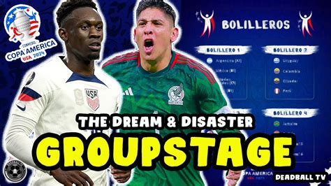 BEST WORST Possible Copa America Groups For The USMNT Mexico YouTube