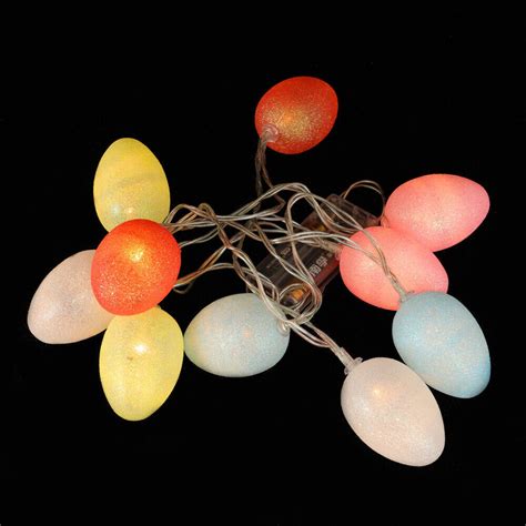 Easter Egg String Lights Plastic Kids Room Decor Pastel For Hanging Ebay