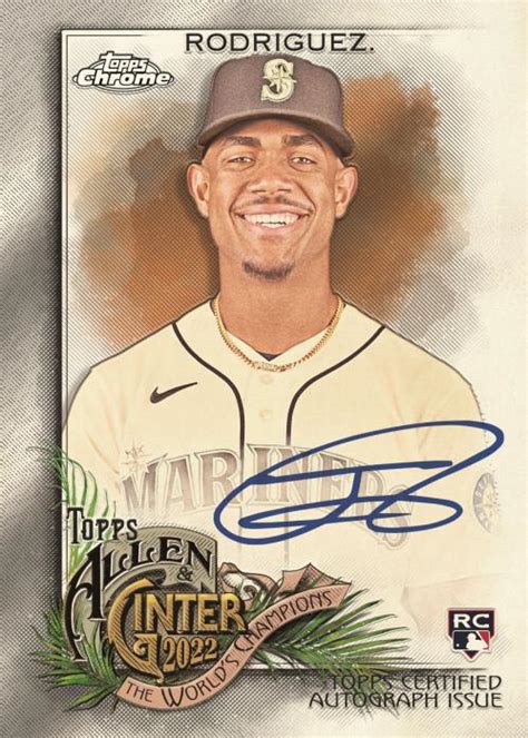 Topps Allen Ginter Chrome Baseball Checklist