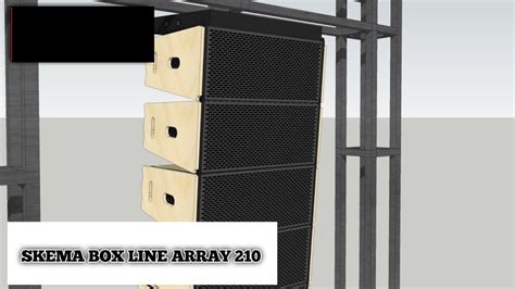 Diy Speaker Box Plan Skema Box Line Array Dual Inch Youtube