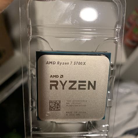 New AMD Ryzen 7 5700X 8-Core 16-Thread 3.4GHz Socket AM4 CPU Processor ...
