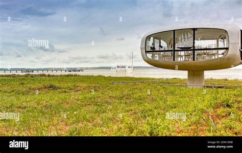 Space Age Lifeguard Tower, Binz, Rügen Island, Germany Stock Photo - Alamy