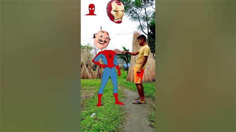 Spider Man Vs Motu Head 😱😱 Funnu Vfx Magic Youtubeshorts Video Vfxviralshorts Youtubeviral