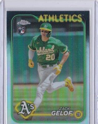 ZACH GELOF 2024 TOPPS CHROME REFRACTOR OAKLAND ATHLETICS ROOKIE RC EBay