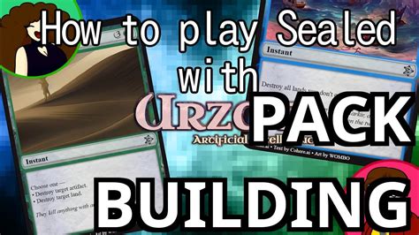 How To Use Urza S Ai To Play Sealed Pack Generation Youtube