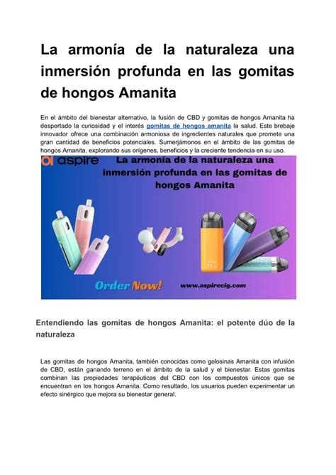 Ppt La Armon A De La Naturaleza Una Inmersi N Profunda En Las Gomitas