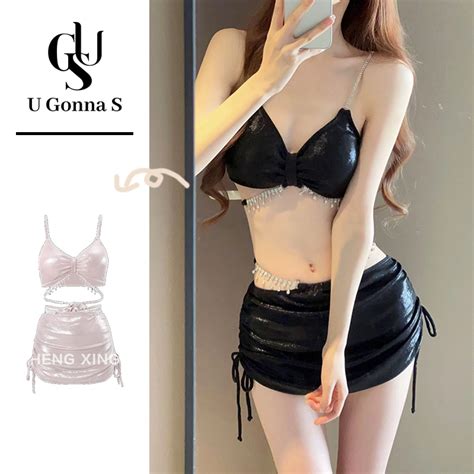U Gonna S Bikini Set Beach Wear Swimsuit Women Sexy Push Up Padding Piece New Style With