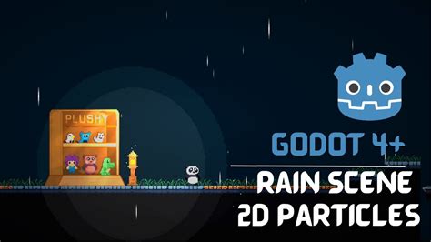 How To Create Realistic 2d Rain In Godot 4 Rain Using Particles 2d