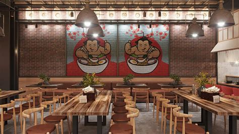 RAMEN RESTAURANT CALI On Behance Noodle Restaurant Ramen Restaurant