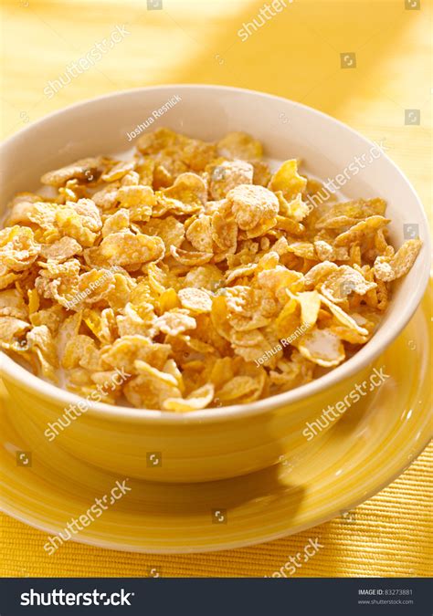 Bowl Crunchy Corn Flakes Breakfast Stock Photo 83273881 Shutterstock