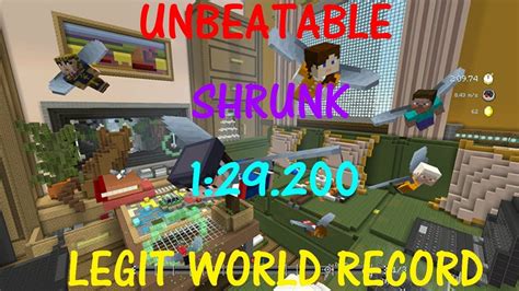 Glide Shrunk Legit World Record Minecraft Youtube