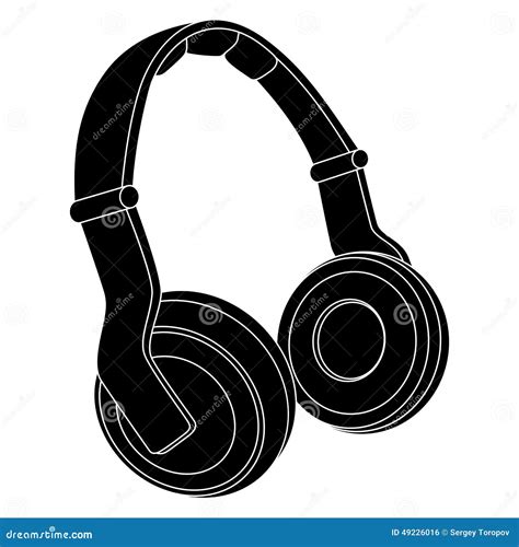 Headphones Vector Illustration Stock Vector Image 49226016