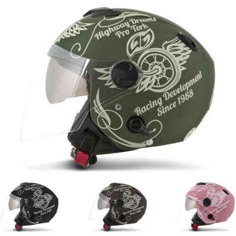 Capacete Aberto Pro Tork New Atomic Highway Dreams