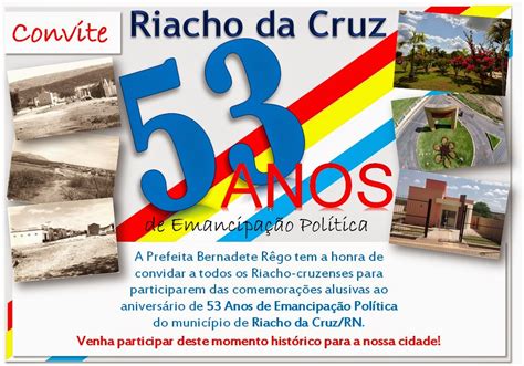 Blog Prefeitura Municipal De Riacho Da Cruz Rn Convite E Programa O