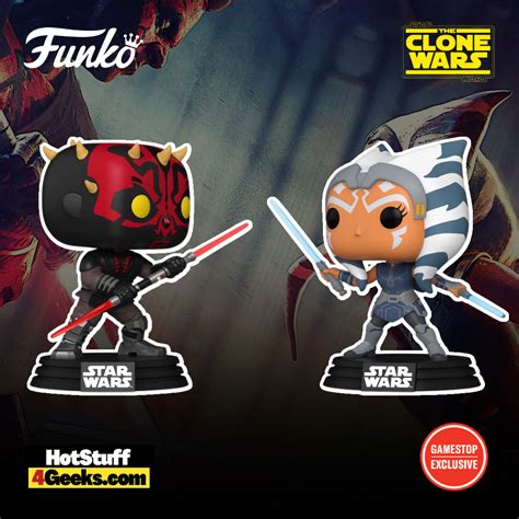 New Ahsoka Tano Vs Darth Maul Pack Funko Pop