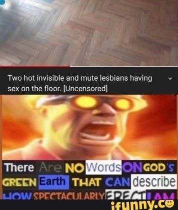 Two Hot Invisible And Mute Lesbians Having Sex On The Floor