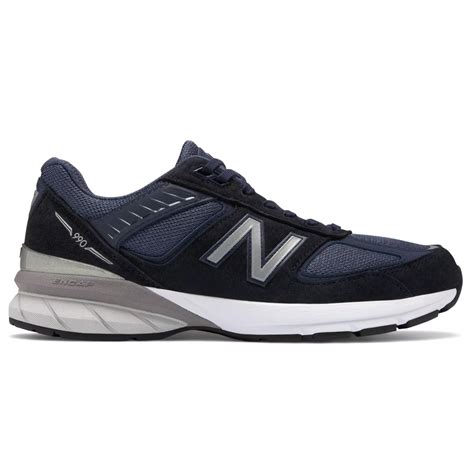 New Balance Men's 990 v5 Navy with Silver | Laurie's Shoes