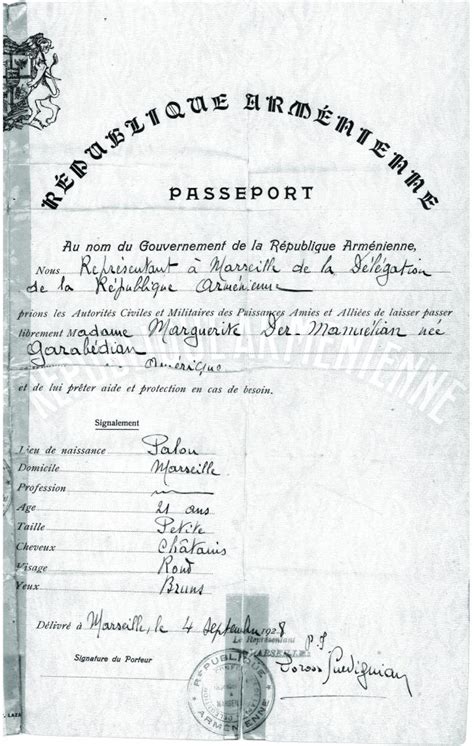 Stateless People, Passports, and the ARF Archives - Art-A-Tsolum