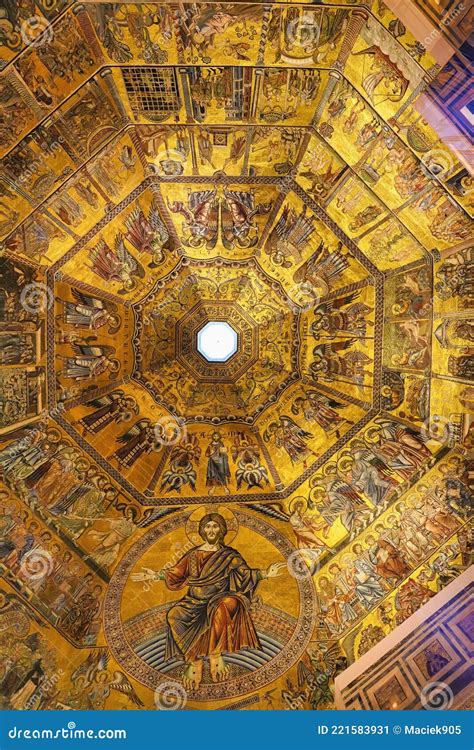 Florence Baptistery Also Known As The Baptistery Of Saint John Is A