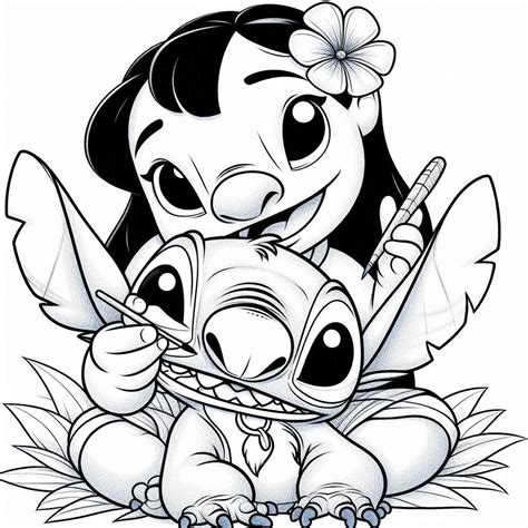 Pintura Stitch Para Colorir - 8