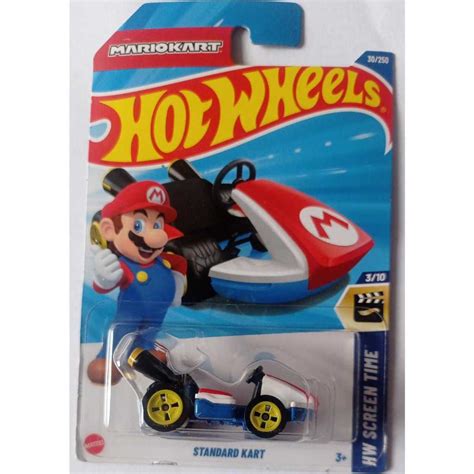Jual Hot Wheels Standard Kart White HW Screen Time Mariokart Shopee Indonesia