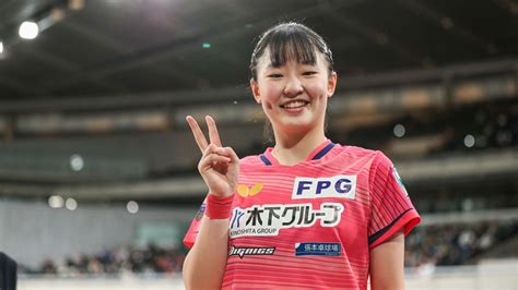 【動画】【全日本卓球】ジュニア女子2連覇を達成した張本美和、勝利の瞬間！ スポーツナビ「公益財団法人日本卓球協会」