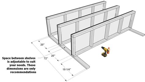 Easy DIY garage shelves plan - DIY projects plans