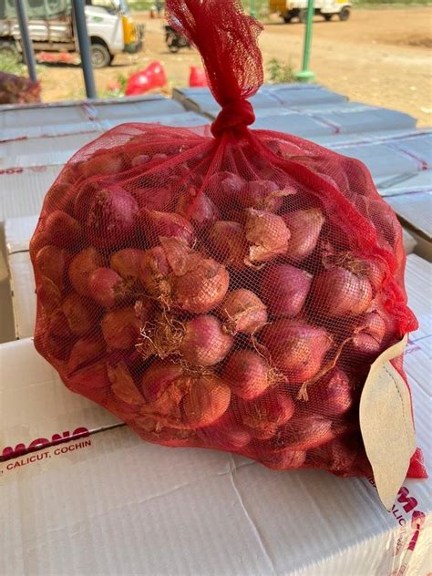 A Grade 50 Kg Organic Red Onion Net Bag Onion Size Available Medium