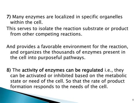 brief description on enzymes and biological catalysis | PPT 
