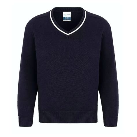 The Shrubbery School Knitted Jumper Crested School Wear