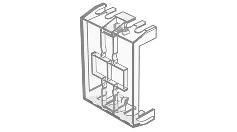 704 964 5 EAO Screw Terminal Cover Plastic Transparent EAO 04