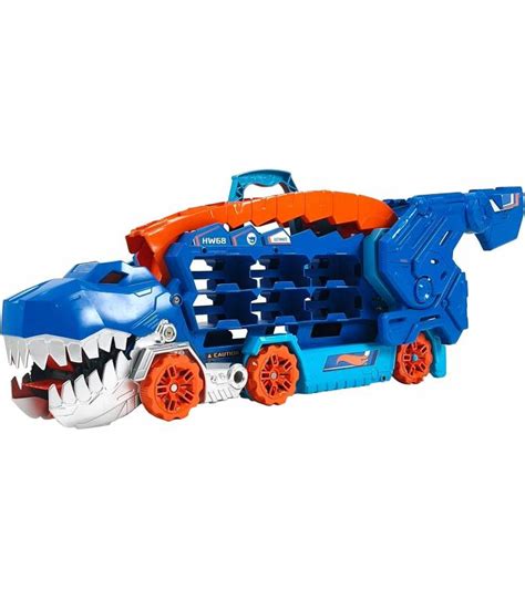 Hot Wheels Camion Trailer Tiranosaurio Rex De Mattel