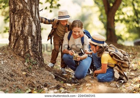 Happy Family Two Kids Boy Girl Stock Photo 2264360141 | Shutterstock