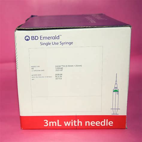 BD 3ml Syringe 100 Units Pack SurgiNatal