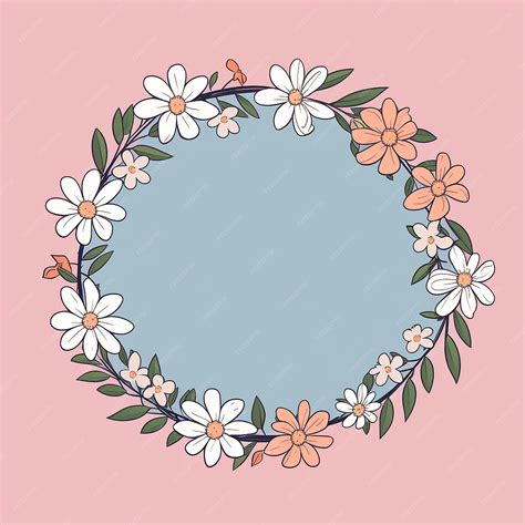 Premium Vector | Flower frame vector