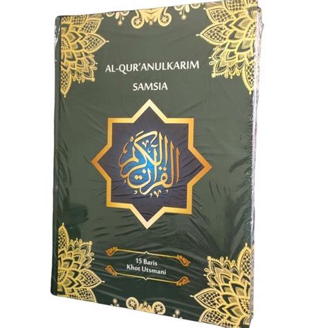 Jual Al Quran HVS Besar Samsia Khat Ustmani A4 Shopee Indonesia