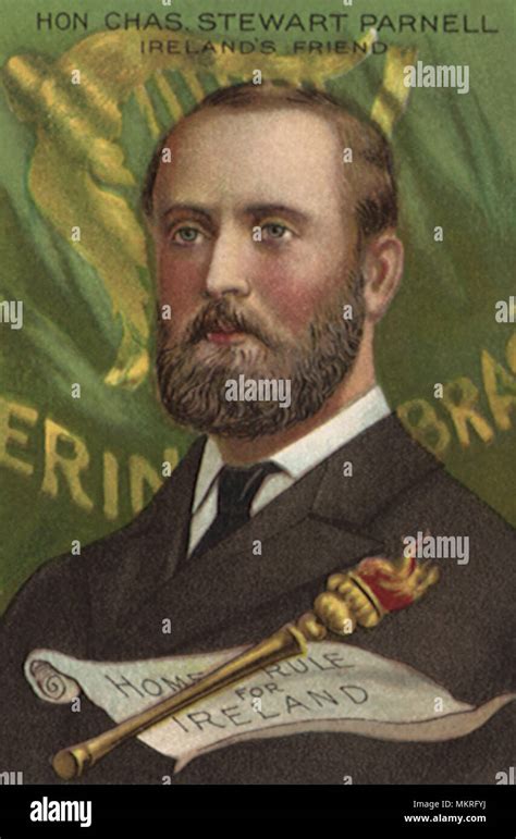 Honorable Chas Stewart Parnell Irelands Friend Stock Photo Alamy