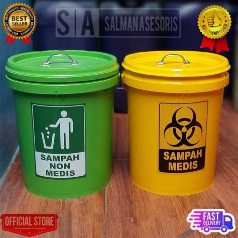 Jual Tempat Sampah Plastik Liter Medis Non Medis Shopee Indonesia